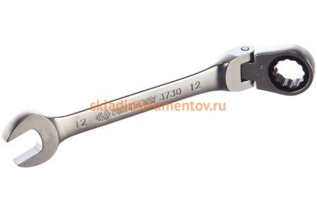 Набор комбинированных трещоточных ключей (8-19 мм, кейс, 13 предметов) KING TONY 13013MR