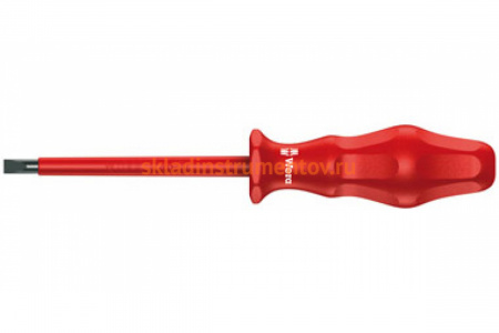 Отвёртка 1000 V 1760i  0,8 х 4,0 х 100 мм Wera WE-031242