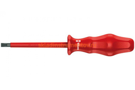 Отвёртка 1000 V 1760i  0,8 х 4,0 х 100 мм Wera WE-031242