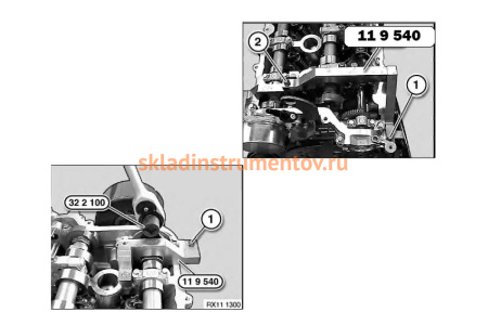 Набор фиксаторов ГРМ AIST PSA CITROEN MINI для N12 67230008-1 00-00022575