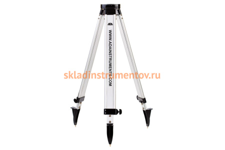 Комплект ADA: оптический нивелир ADA PROF X32 с поверкой + рейка нивелирная телескопическая STAFF 5 + алюминиевый штатив на клипсах Light А00199_К2