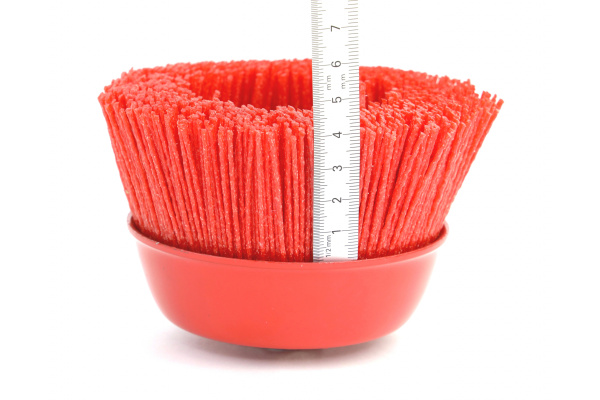 Щетка чашечная (125 мм; M14; ворс полимер-абразив P80) ОСБОРН 9-001 FW-RAS5