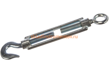 Талреп STAYER DIN 1480, крюк-кольцо, М16, 2 шт, оцинкованный, 30515-16 Талреп STAYER DIN 1480, крюк-кольцо, М16, 2 шт, оцинкованный, 30515-16