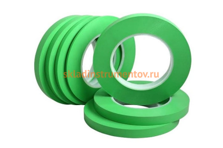 Тонкая лента для дизайна Wolf зеленая 12 мм x 55 м 802.1255