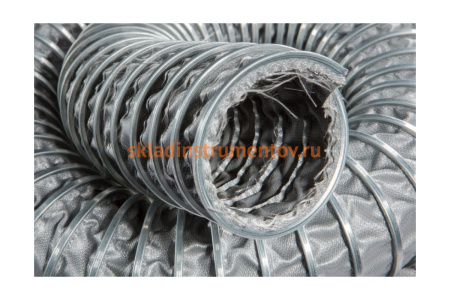 Гибкий негорючий воздуховод (75 мм; 2.5 м) JET SCS.300.75.2