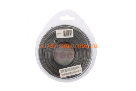 Леска двухкомпонентная для триммера, круглая DENZEL 96180