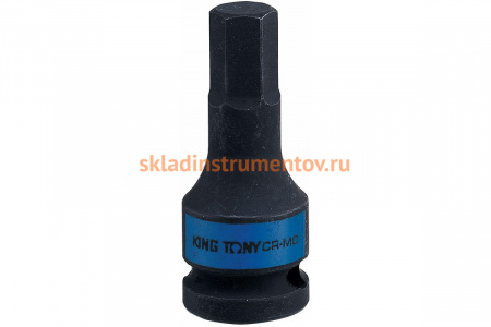 Насадка-бита торцевая ударная (1/2"; HEX 7; 60 мм) KING TONY 405507M