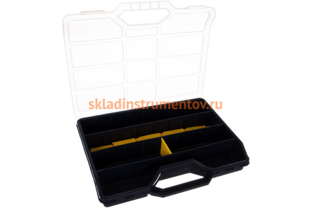 Чемодан для инструментов 312x238x51мм, регулируемый размер ячеек Tayg 145001