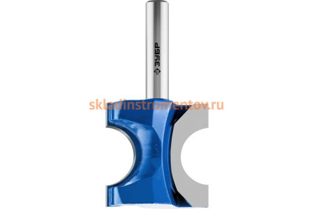 Фреза полустержневая ПРОФЕССИОНАЛ (28.6х25х57 мм; R6.3 мм; хвостовик 8 мм) Зубр 28723-28.6