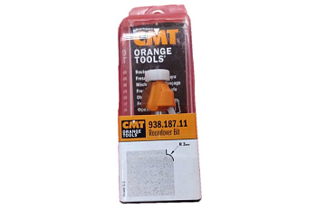 Фреза кромочная калевочная (18.7x12.7 мм; R 3 мм; S 8 мм) по дереву СМТ 938.187.11