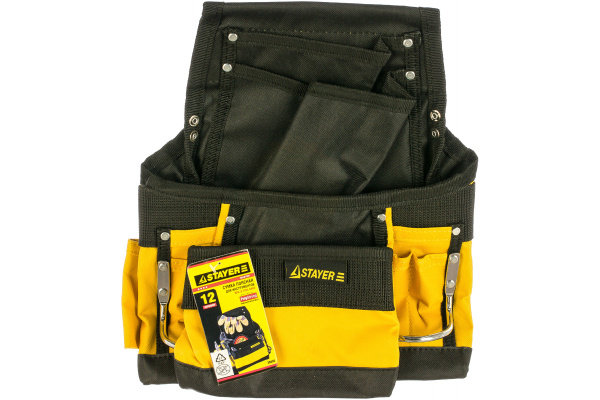 Сумка поясная 10 карманов для ручного инструмента Stayer 38605