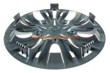 Колесные колпаки Airline 13 Лион Т серебристый/черный AWCC-13-05