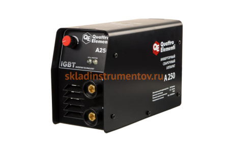 Инверторный аппарат электродной сварки QUATTRO ELEMENTI A 250 248-542 Инверторный аппарат электродной сварки QUATTRO ELEMENTI A 250 248-542