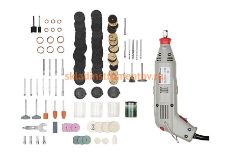 Гравер ЗУБР ЗГ-130ЭК + 176 предметов H176