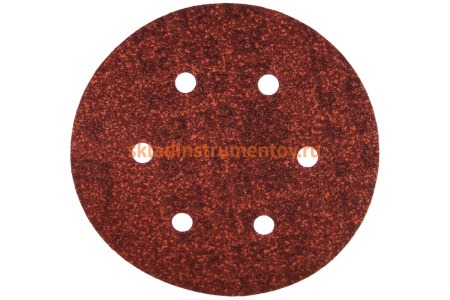 Круг шлифовальный на липучке для обработки дерева (150 мм; Р60; 6 отверстий) KLINGSPOR 270346