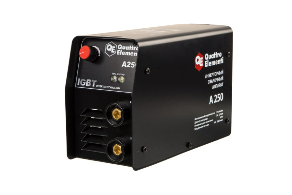 Инверторный аппарат электродной сварки QUATTRO ELEMENTI A 250 248-542 Инверторный аппарат электродной сварки QUATTRO ELEMENTI A 250 248-542