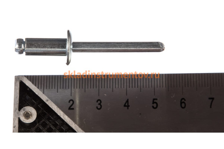 Заклепка вытяжная открытая сталь/сталь St/St (50 шт; 6.4x14 мм; Борт: Стандарт) MESSER 114016414-50