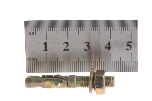 Клиновой анкер Зубр М6 х 40 мм, 100 шт, желтопассивированный 302032-06-040