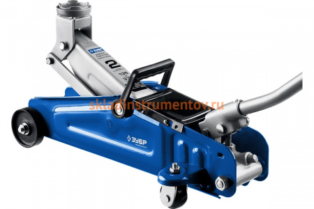 Гидравлический подкатной домкрат 2т, 85-330мм ЗУБР Профессионал T35 43056-2