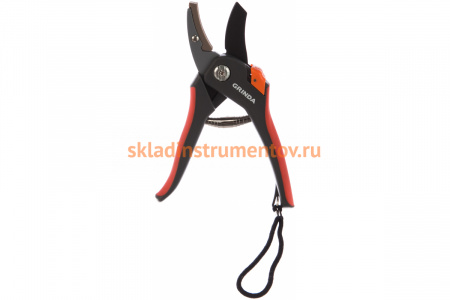 Секатор GRINDA G-28 с двухкомпонентными рукоятками, контактный, 205мм 8-423203_z02