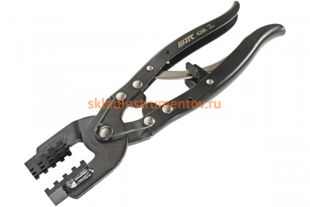 Съемник хомутов с фиксатором клещи захват 22-55мм, 243мм JTC-4296