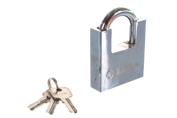 Навесной замок с дополнительной защитой 70 мм ЗУБР ЭКСПЕРТ 37223-70