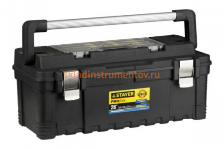 Ящик для инструмента STAYER PROFESSIONAL 656x285x270мм 26" 38003-26
