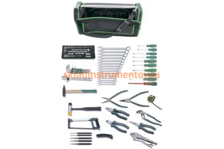 Универсальный набор инструмента в сумке, 78 предметов Jonnesway C-HA78S