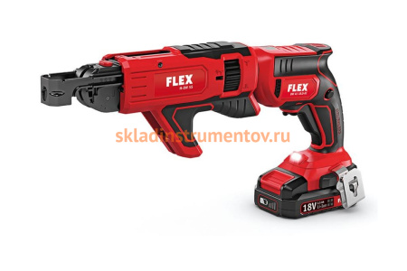 Аккумуляторный шуруповерт для гипсокартона FLEX DW 45 18.0-EC M/2.5 Set 466824