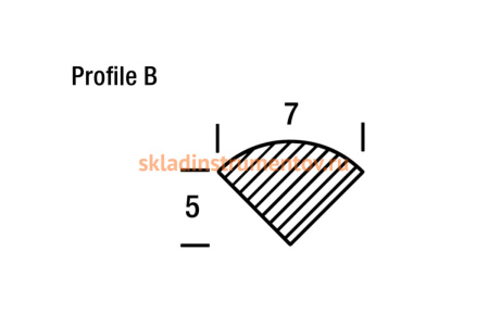 Сварочный пруток ПЭНД (HDPE; 7х5 мм; черный) LEISTER 104.284