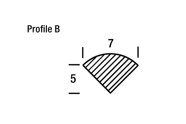 Сварочный пруток ПЭНД (HDPE; 7х5 мм; черный) LEISTER 104.284
