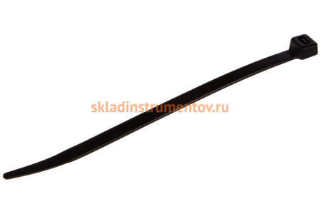 Пластиковые хомуты СИБРТЕХ, 150 х 7 мм, черные, 100 шт 45552