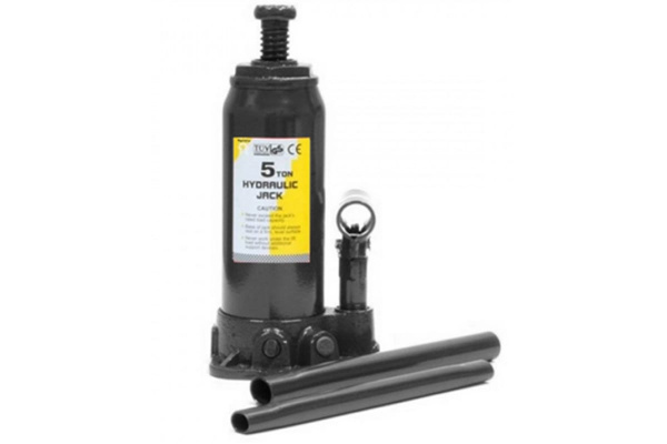 Бутылочный гидравлический домкрат 5т TORIN T90504