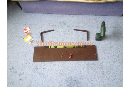 Стальной кронштейн СИБРТЕХ 150х200 мм коричневый 94036