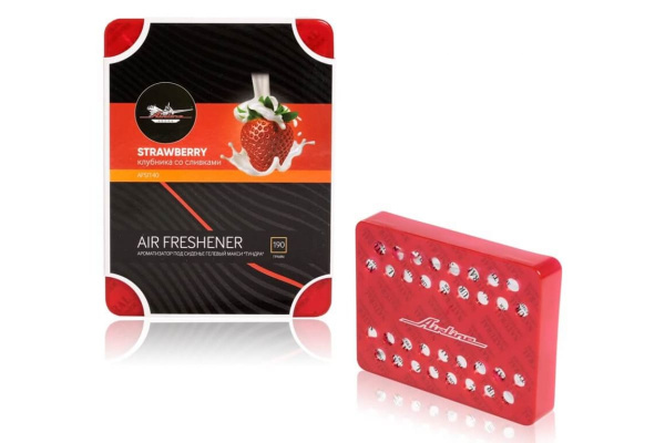Гелевый ароматизатор под сиденье Airline макси Тундра клубника со сливками AFSI140
