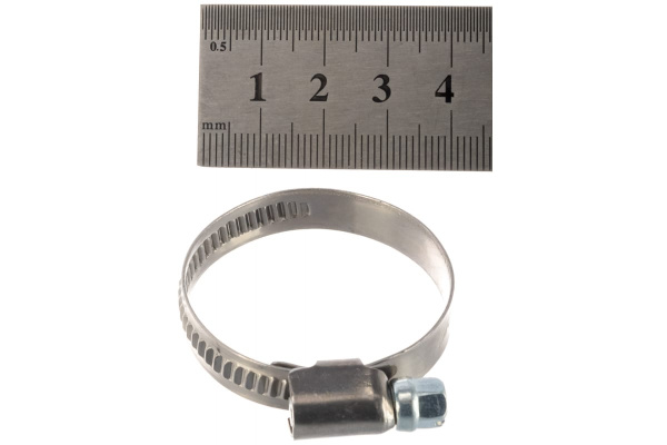 Червячный хомут JTC 25-40мм, нержавеющая сталь, ширина ленты 9мм ZN40