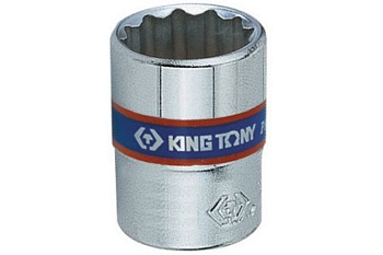 Головка торцевая стандартная двенадцатигранная 1/4", 12 мм KING TONY 233012M