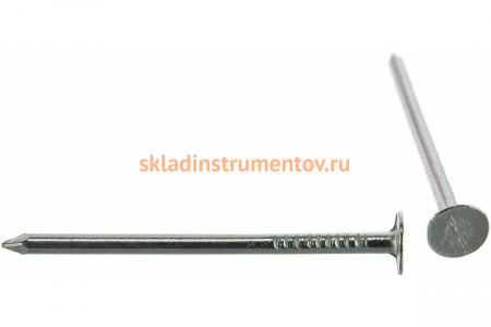 Гвозди с большой потайной головкой ЗУБР цинк 60 х 3.0 мм 20 шт. 4-305096-30-060