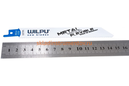 Полотно по металлу 3014/150 Bi-metal (5 шт; 150х19х0.9 мм; 130 мм; 18 TPI) WILPU 1441500005 Полотно по металлу 3014/150 Bi-metal (5 шт; 150х19х0.9 мм; 130 мм; 18 TPI) WILPU 1441500005