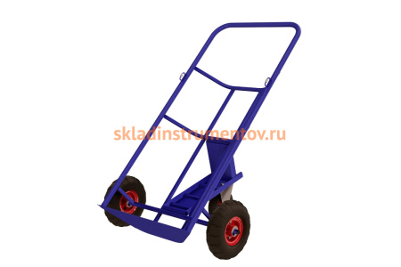 Тележка для бочек RUSKLAD КБ 2 с пневматическими колёсами Тележка для бочек RUSKLAD КБ 2 с пневматическими колёсами