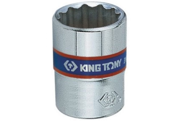 Головка торцевая стандартная двенадцатигранная 1/4", 12 мм KING TONY 233012M