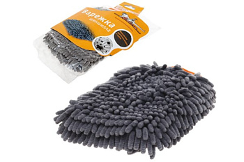 Варежка из микрофибры для очистки и полировки автомобиля, 25х20 см Airline AB-D-01