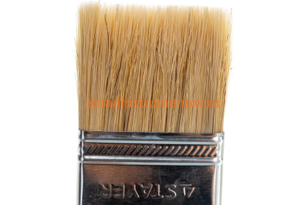 Плоская кисть STAYER UNIVERSAL-MASTER светлая натуральная щетина 50мм 0107-50_z01