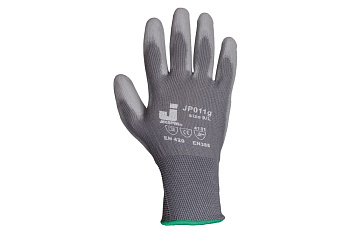 Защитные перчатки с полиуретановым покрытием Jeta Safety 12 пар JP011g-S Защитные перчатки с полиуретановым покрытием Jeta Safety 12 пар JP011g-S