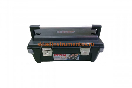 Ящик пластмассовый УМЕЛЕЦ 25.5" для инструмента ЗУБР 38141-25