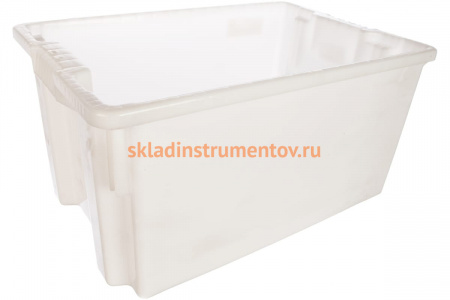 Морозостойкий сплошной ящик Тара.ру 600х400х300 мм, белый 05337