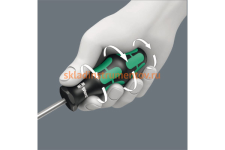 Отвертка шлицевая Wera, 0,6 x 3,5 x 100 мм, WE-008015