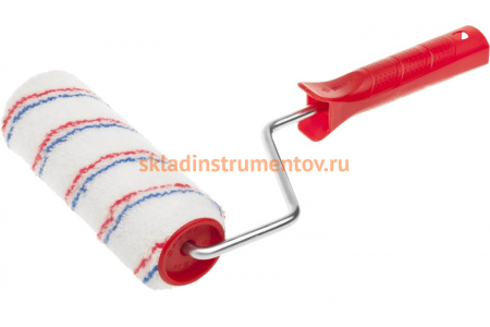 Малярный валик Зубр ГИРПАИНТ 48, 180 мм, d=48 мм, ворс 12 мм, ручка d=8 мм, 03511-18_z03