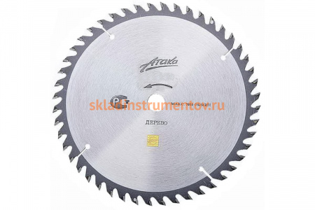 Диск пильный (250 мм; 80T; 32 мм) по дереву профи АТАКА 8079630