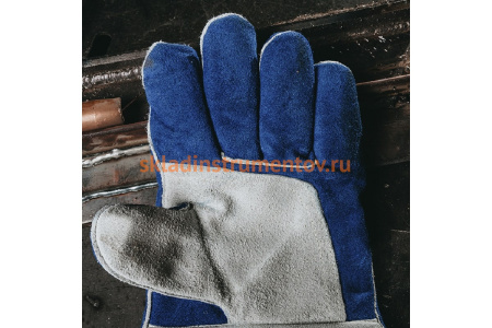 Перчатки сварщика с крагой Jeta Safety Ferrus Frost, цвет синий/серый, JWK601-XL Перчатки сварщика с крагой Jeta Safety Ferrus Frost, цвет синий/серый, JWK601-XL